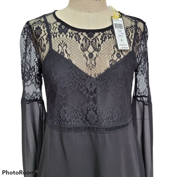BCBGENERATION Long sleeves Lace Dress Size XSMALL - Picture 4 of 11